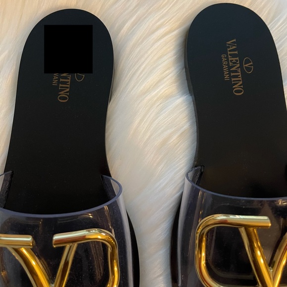 Valentino Transparent Slide Sandal - Picture 5 of 10
